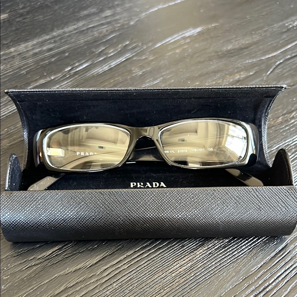 Prada Black Eyeglasses with Case - Picture 7 of 7